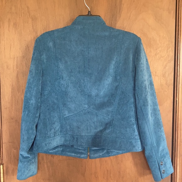 Vintage 90s  jacket lined hidden shoulder pads - Picture 12 of 17
